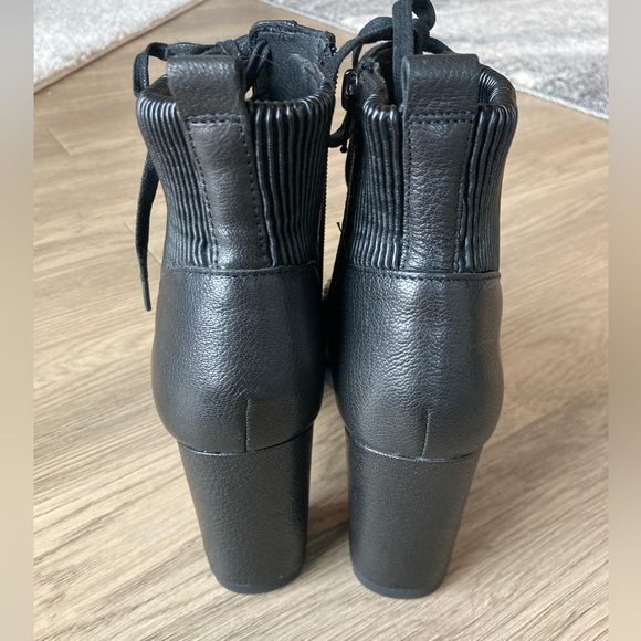 Corso Como Black Lace Up Ankle Boots - Picture 3 of 7